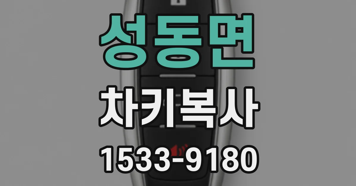 성동면 차키복사