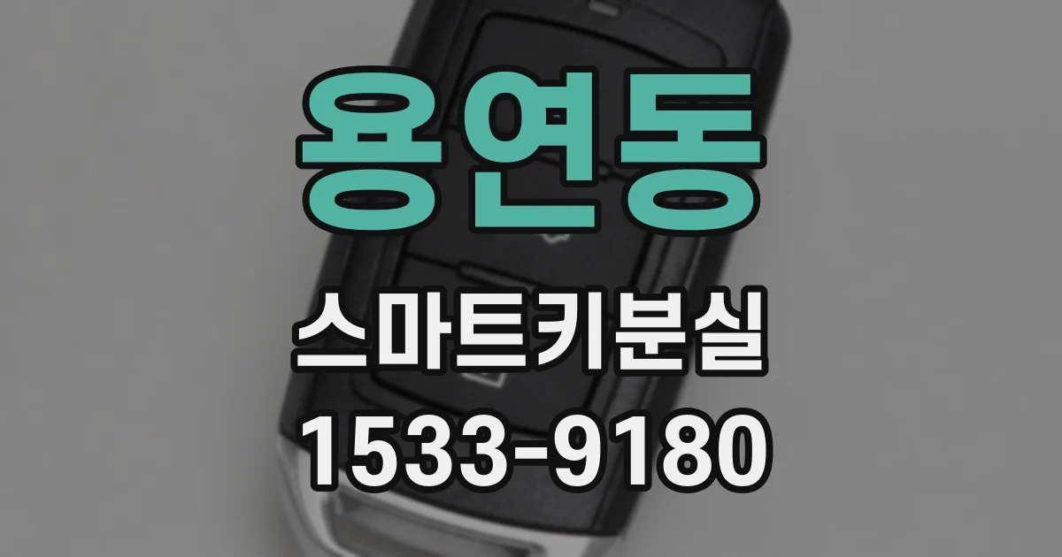 용연동 스마트키분실