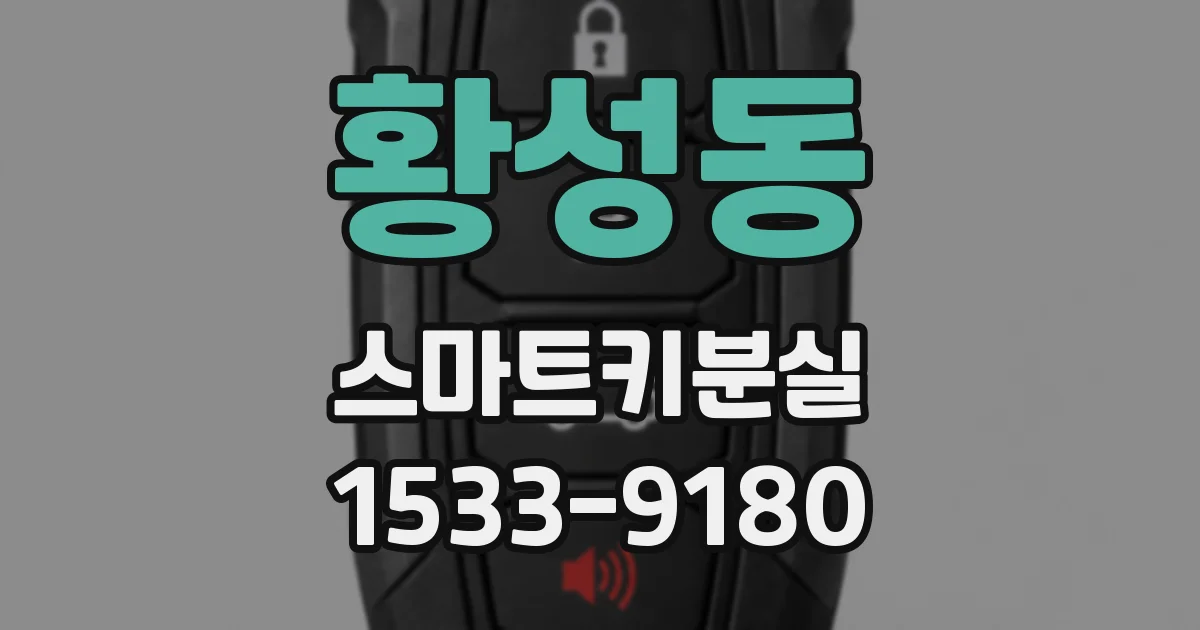 황성동 스마트키분실