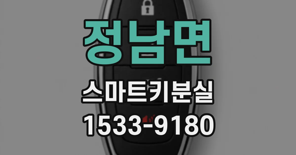 정남면 스마트키분실