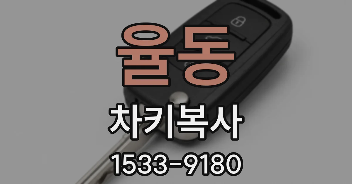 율동 차키복사