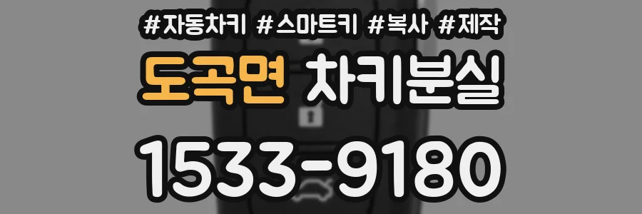 도곡면 차키분실