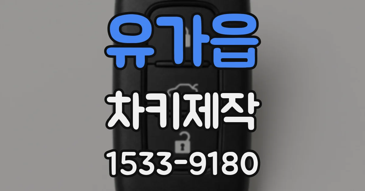 유가읍 차키제작