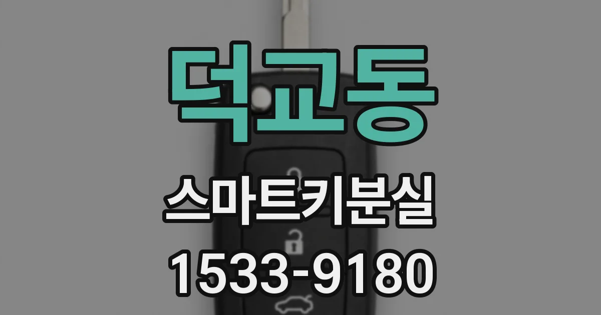 덕교동 스마트키분실