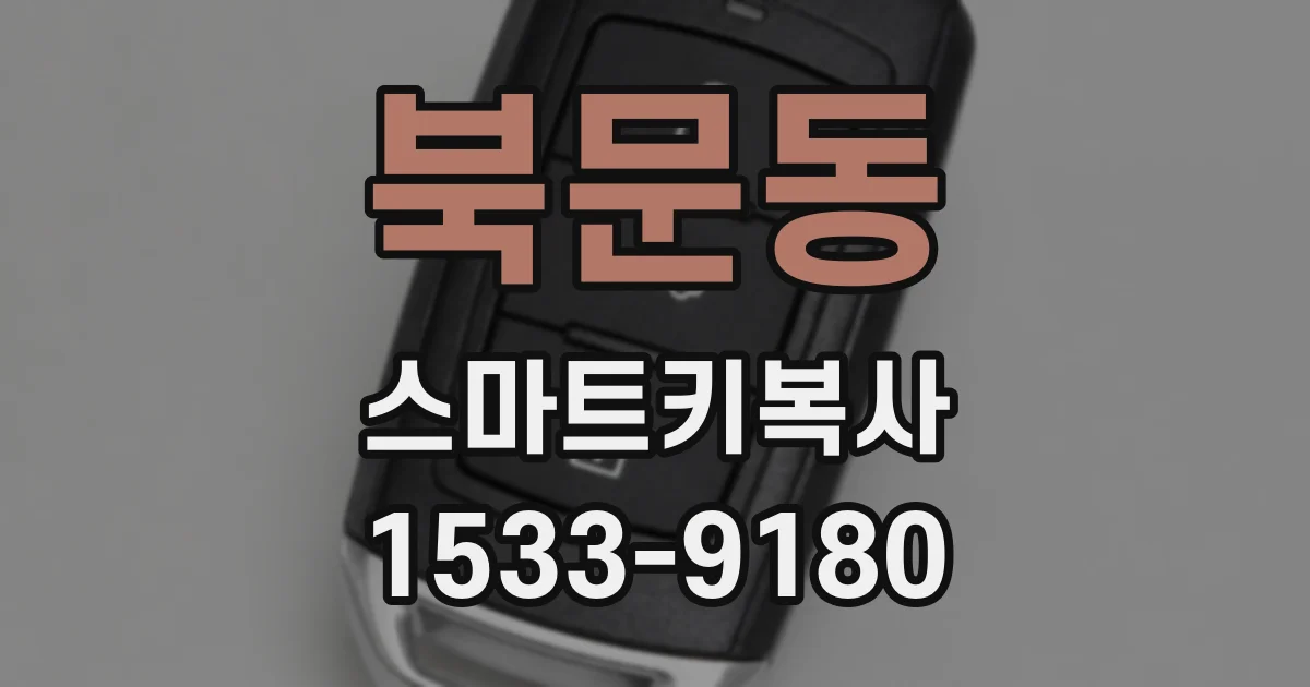 북문동 스마트키복사