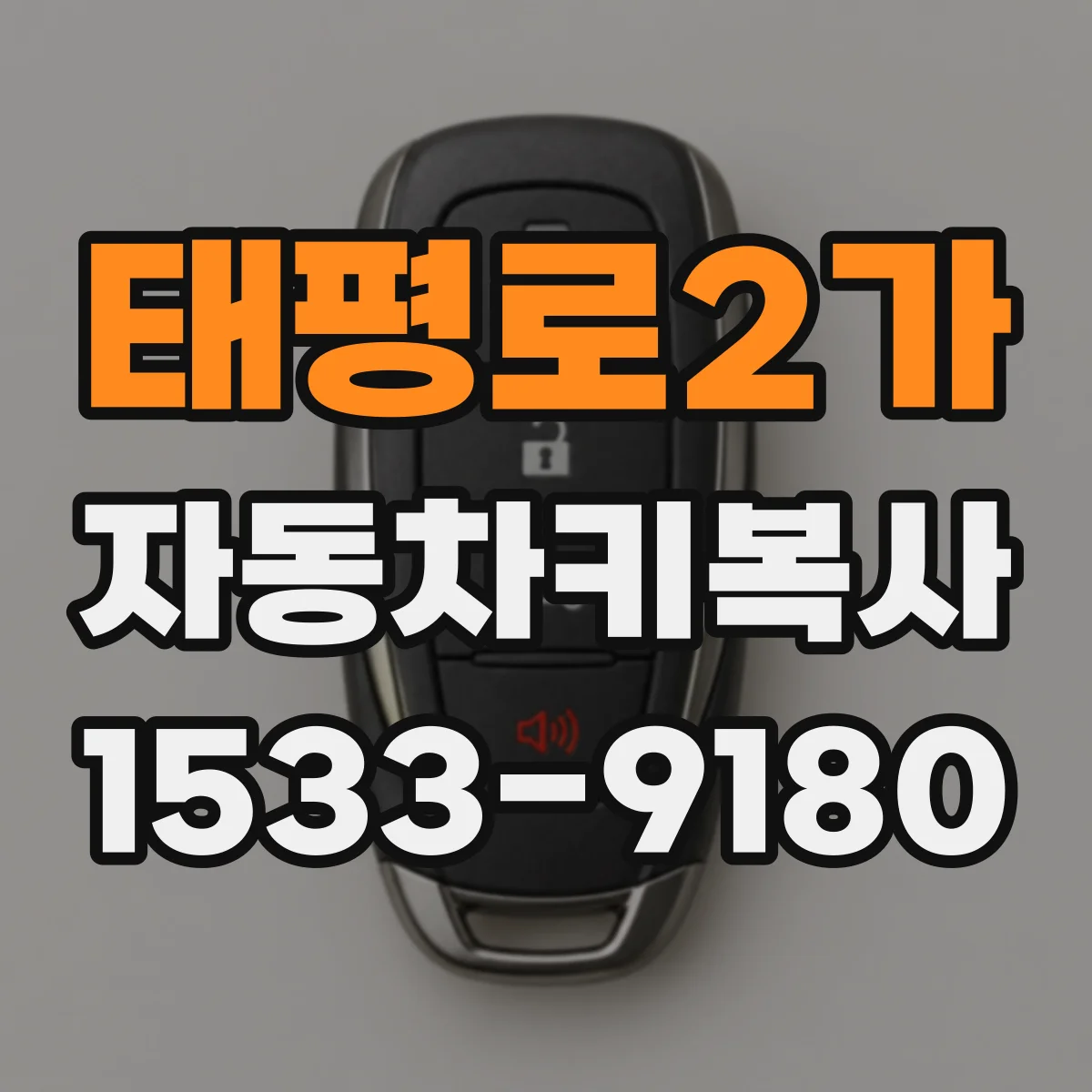 태평로2가 자동차키복사