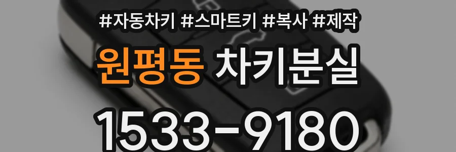 원평동 차키분실