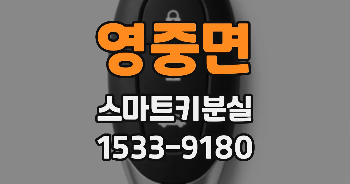 영중면 스마트키분실