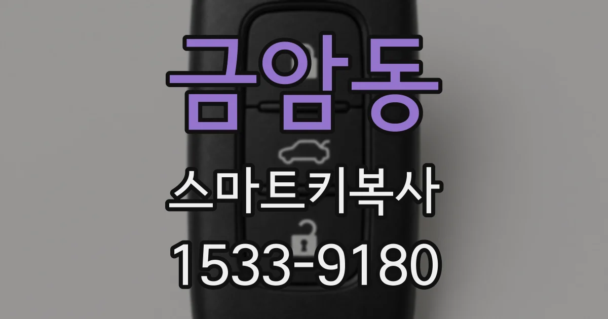 금암동 스마트키복사