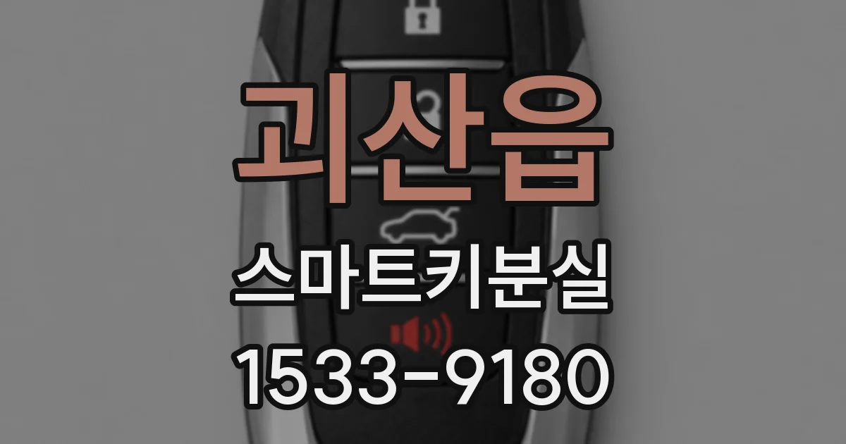 괴산읍 스마트키분실