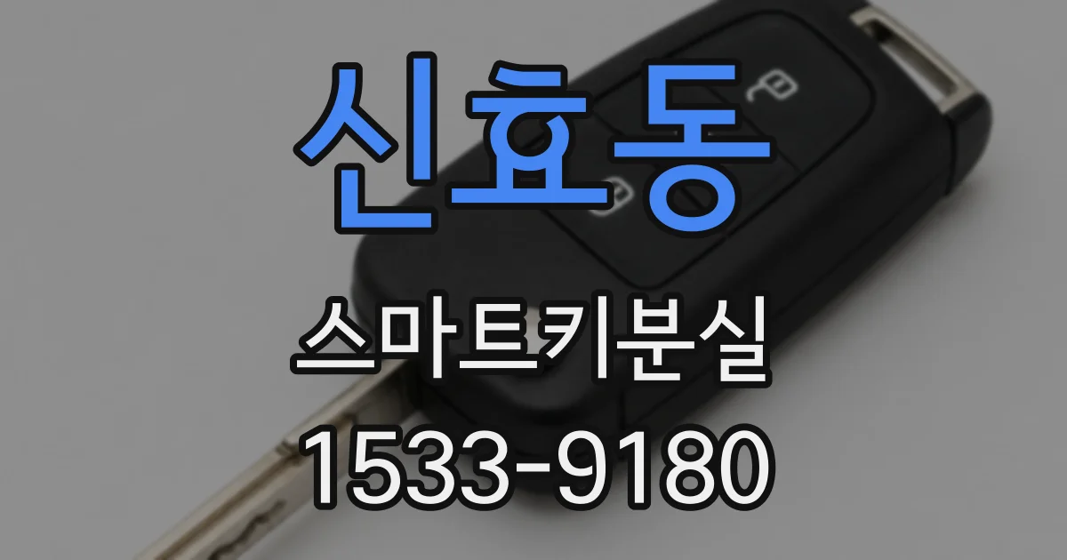 신효동 스마트키분실