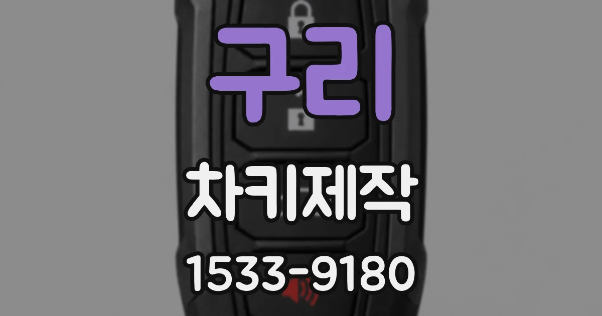 구리 차키제작