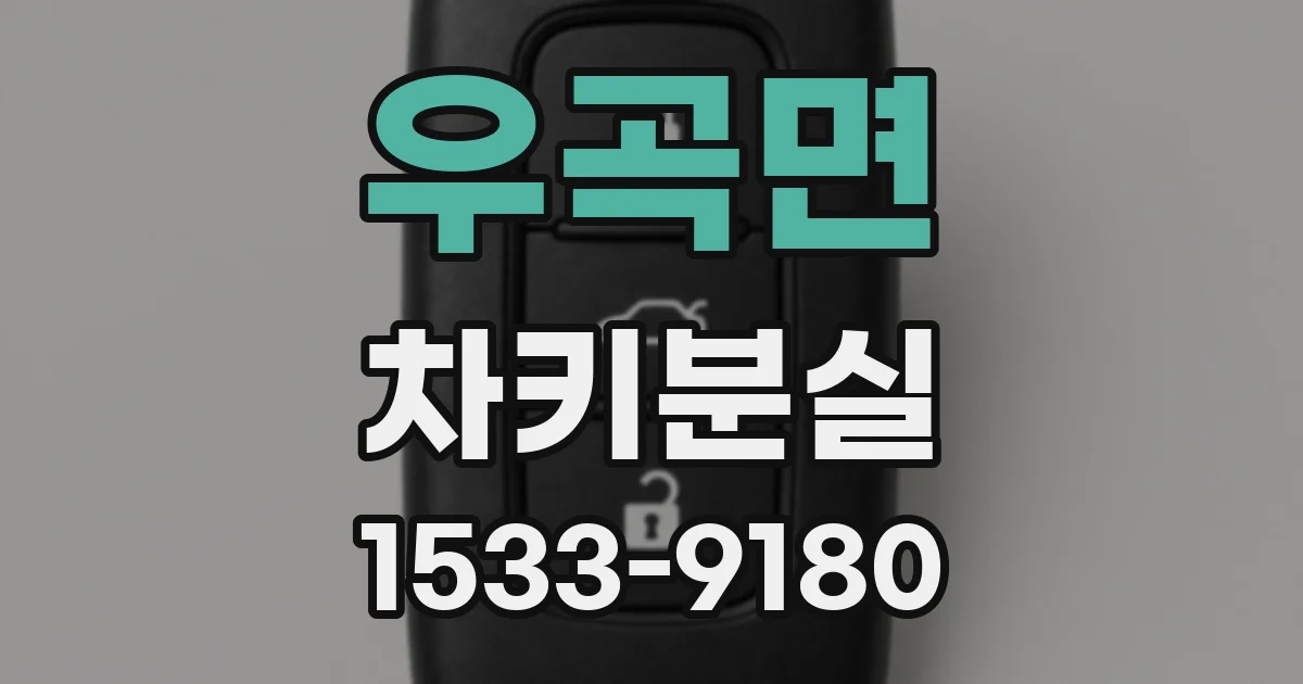 우곡면 차키분실