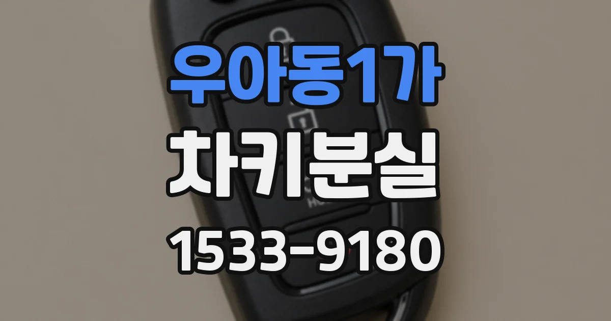 우아동1가 차키분실