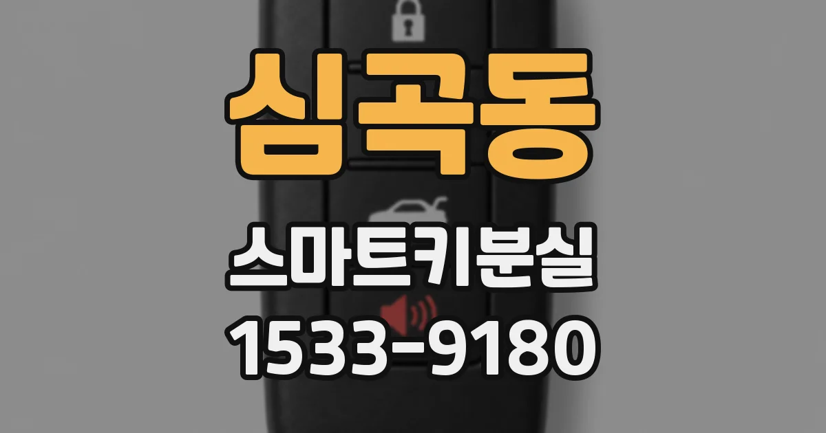 심곡동 스마트키분실