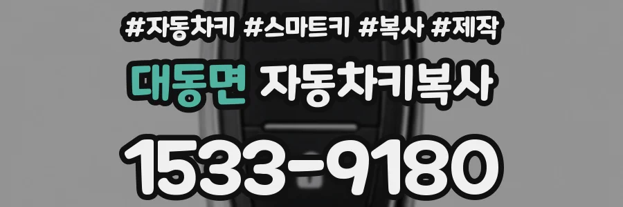대동면 자동차키복사