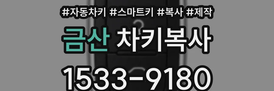 금산 차키복사