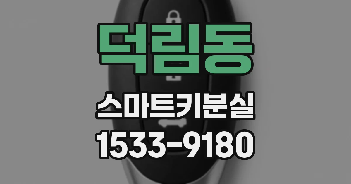 덕림동 스마트키분실