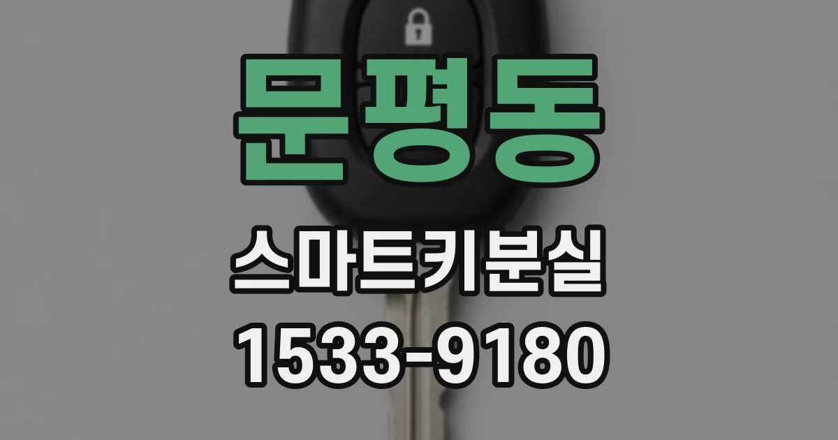 문평동 스마트키분실