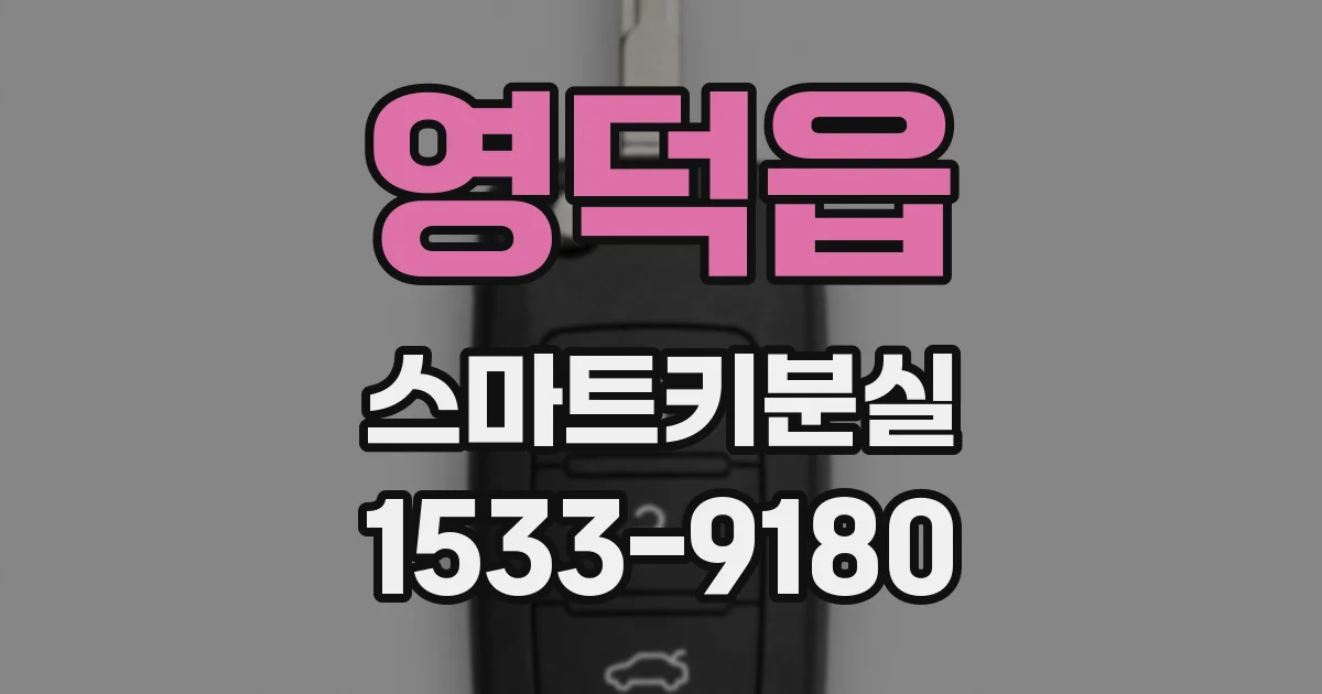 영덕읍 스마트키분실