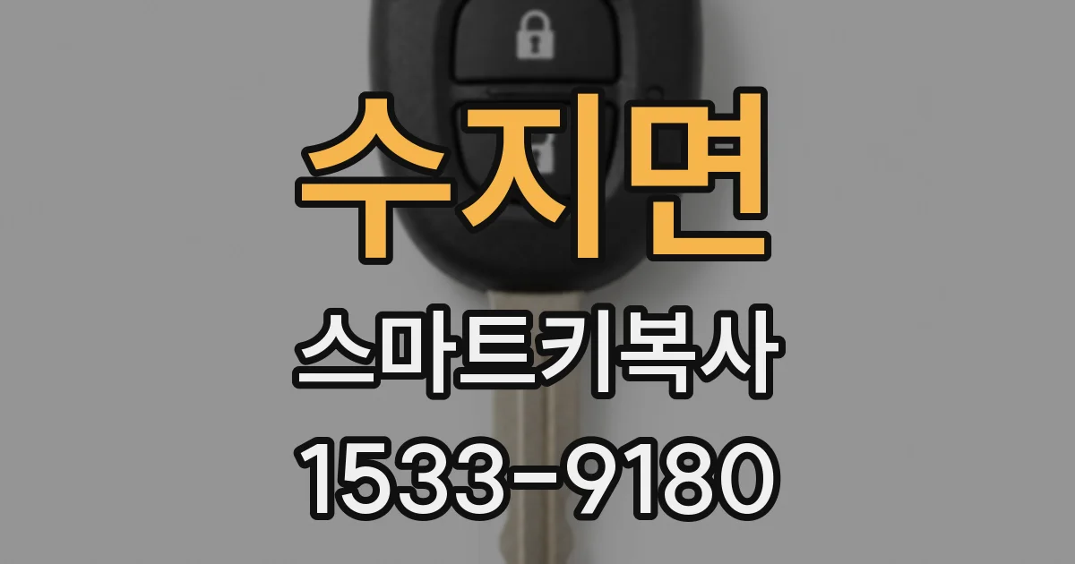 수지면 스마트키복사