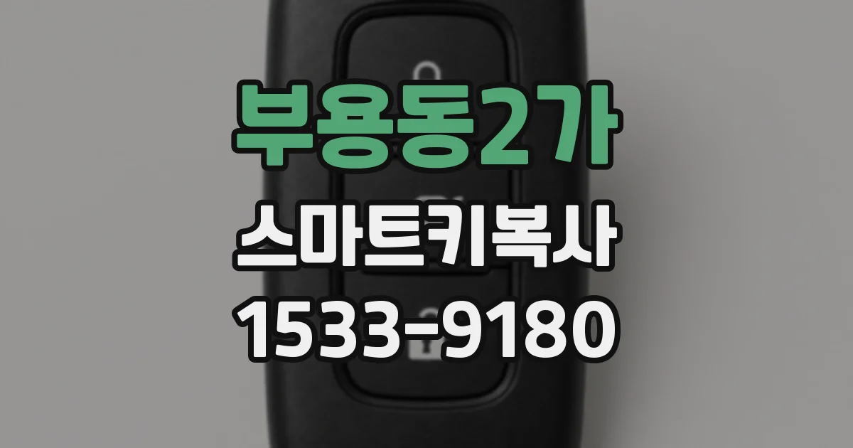 부용동2가 스마트키복사