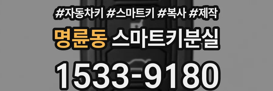 명륜동 스마트키분실