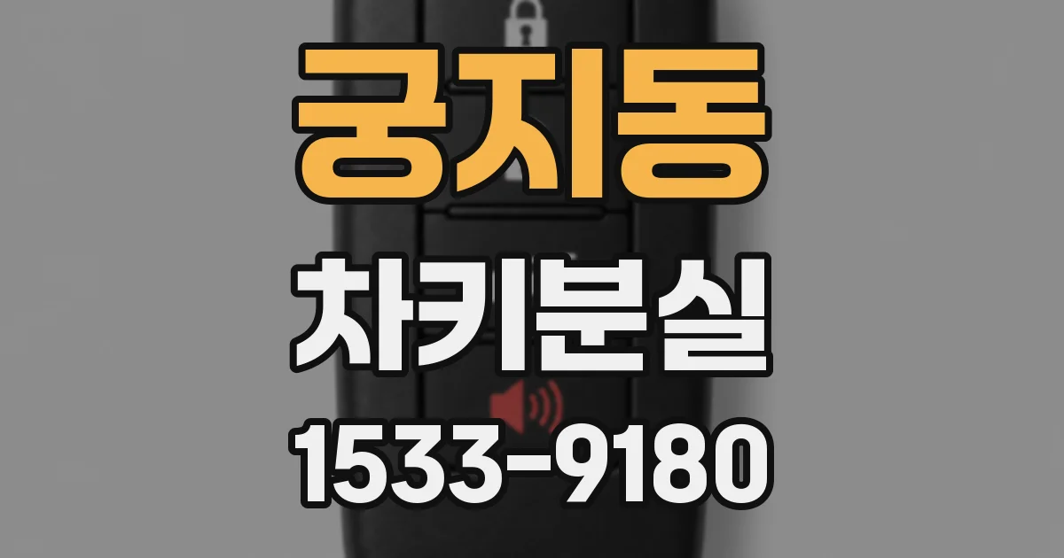 궁지동 차키분실