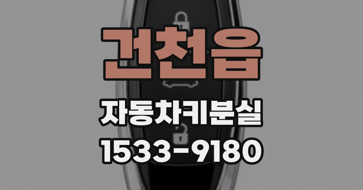 건천읍 자동차키분실