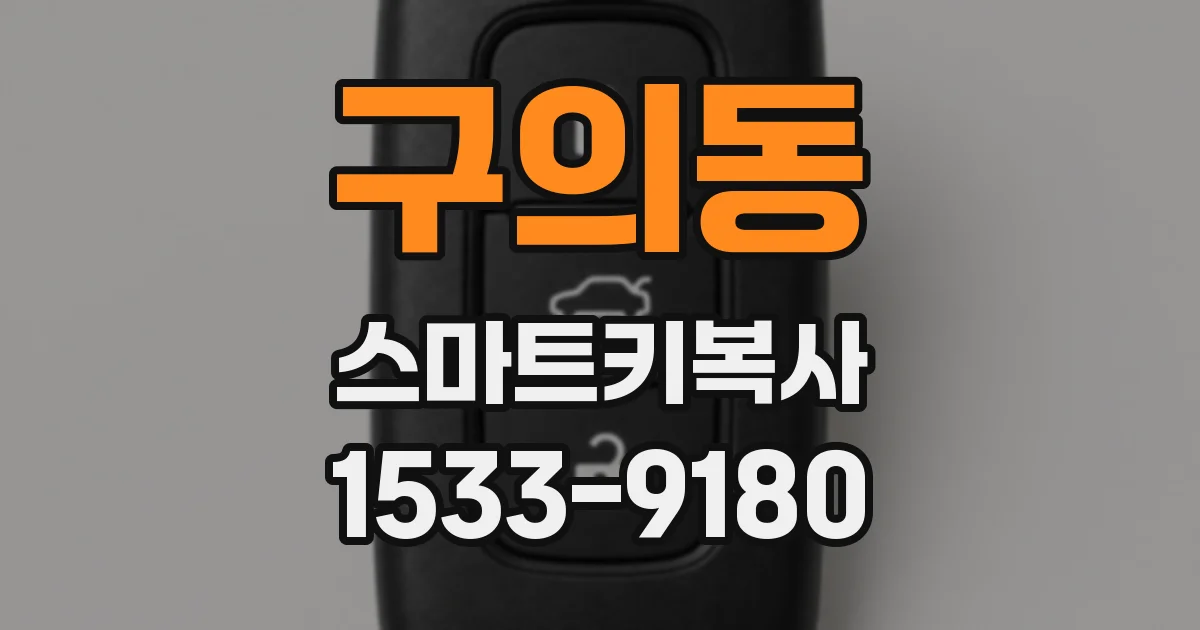 구의동 스마트키복사