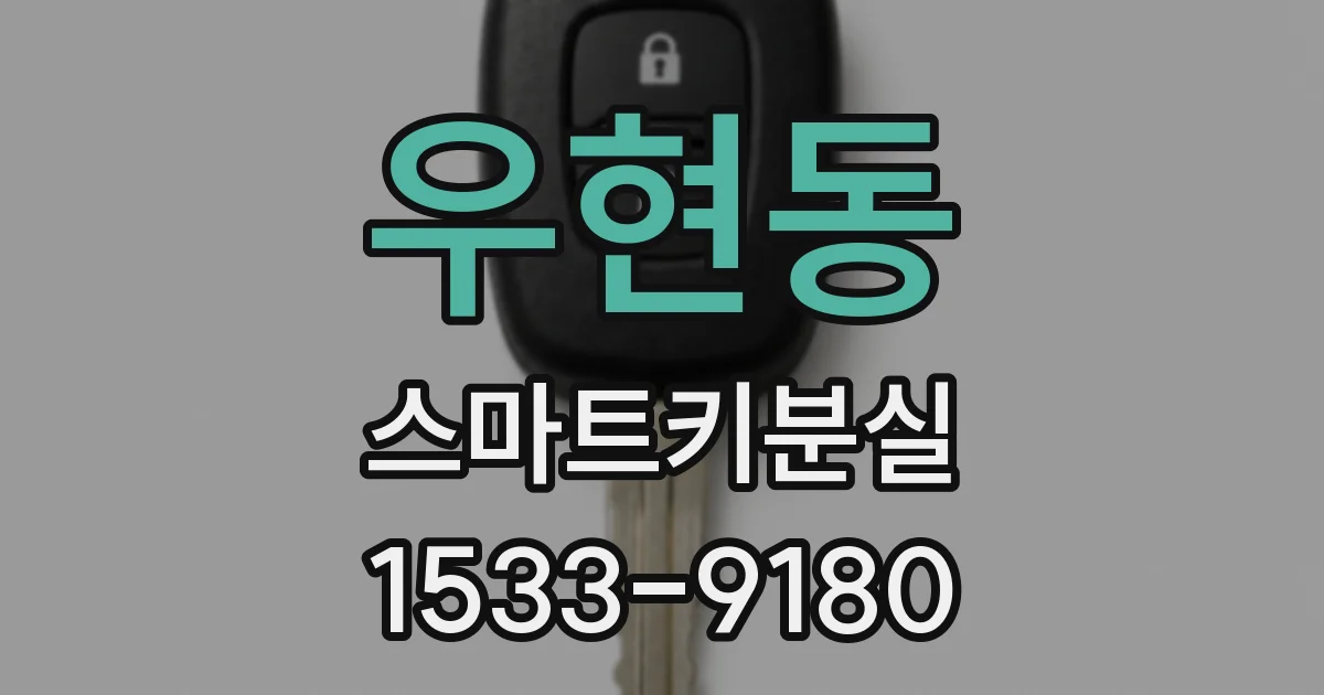 우현동 스마트키분실