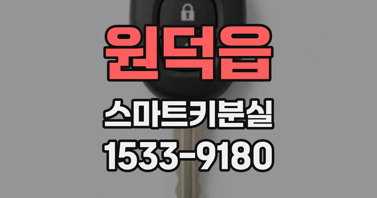 원덕읍 스마트키분실