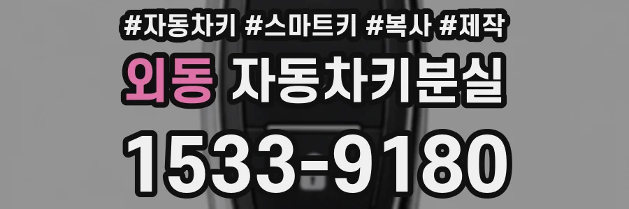 외동 자동차키분실