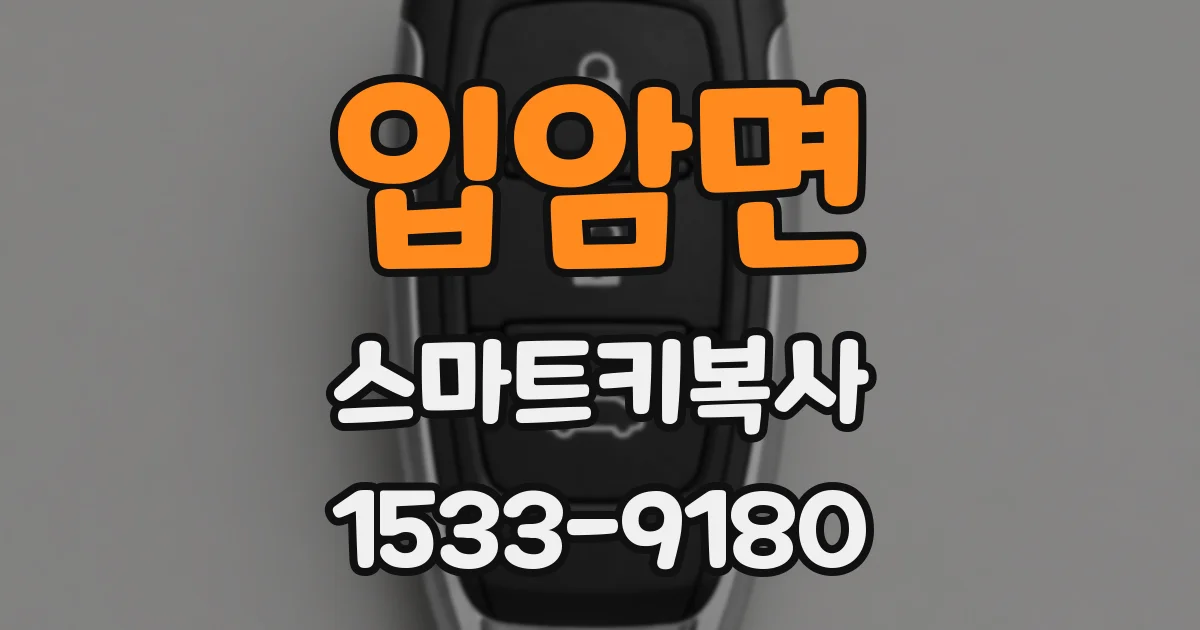 입암면 스마트키복사
