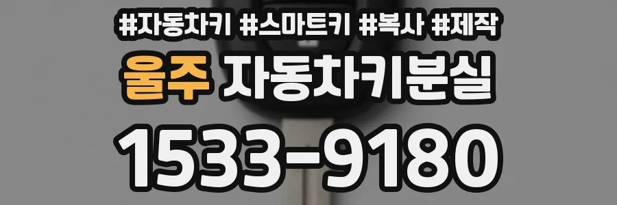 울주 자동차키분실