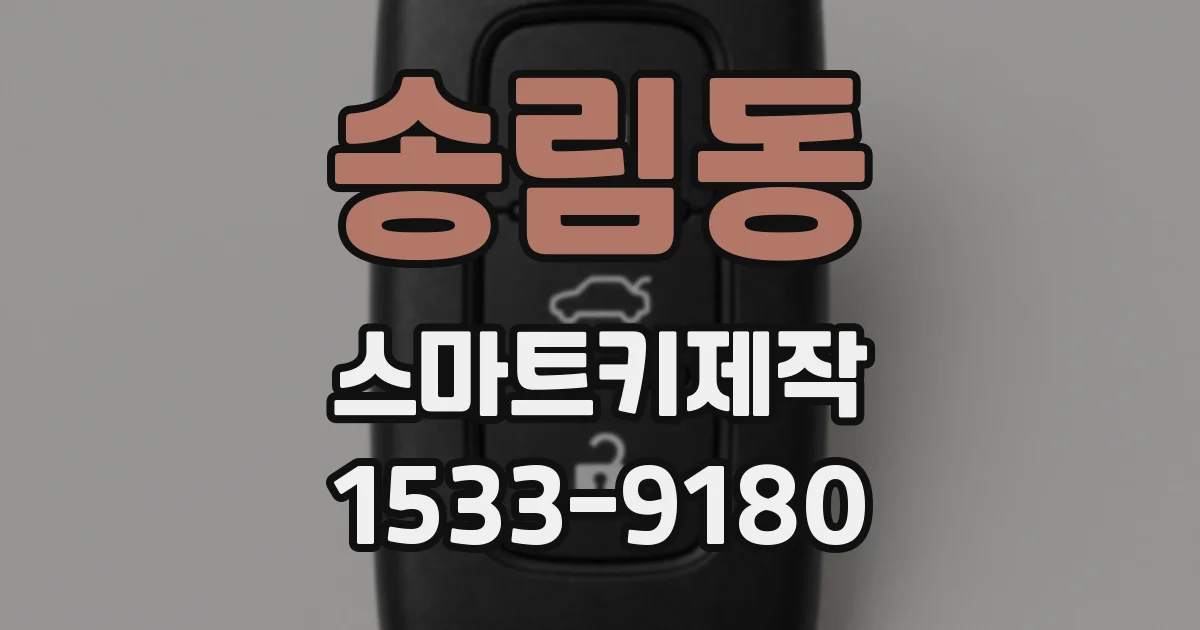 송림동 스마트키제작