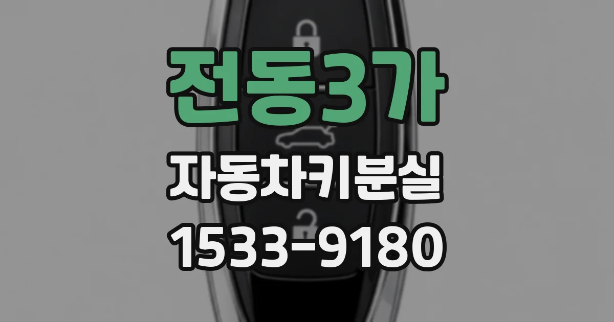 전동3가 자동차키분실