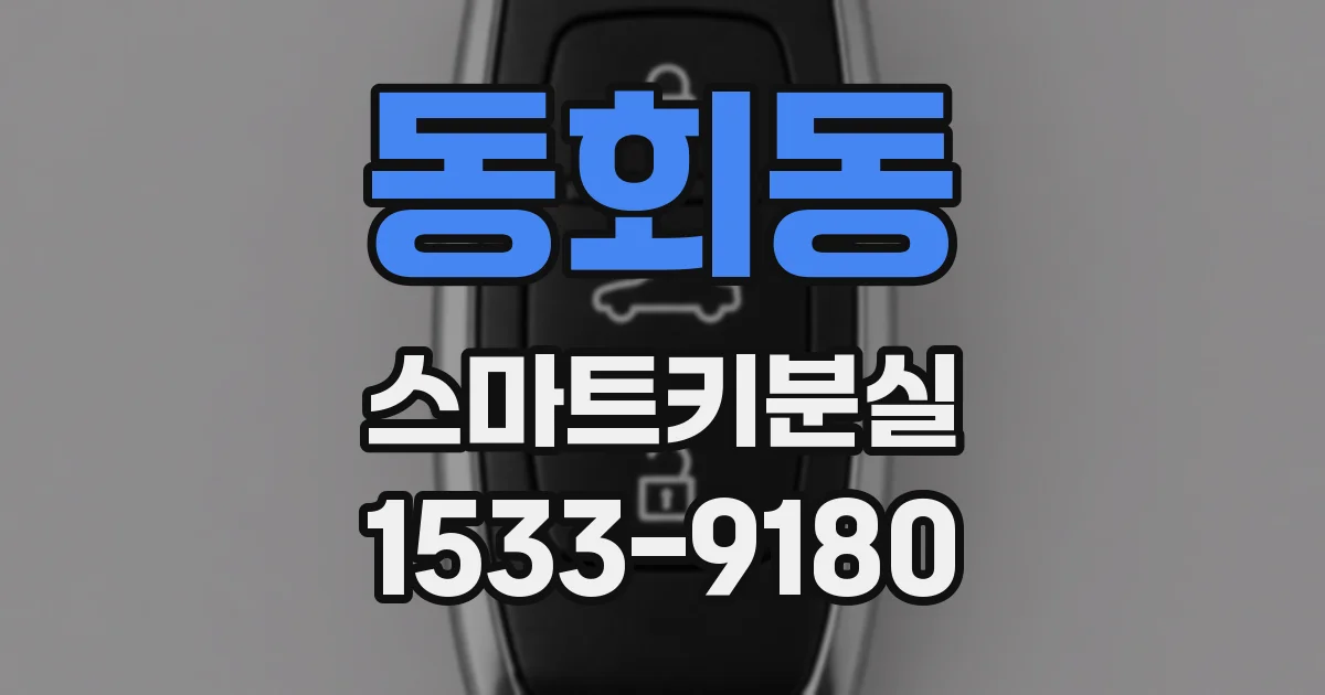 동회동 스마트키분실