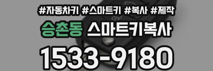승촌동 스마트키복사