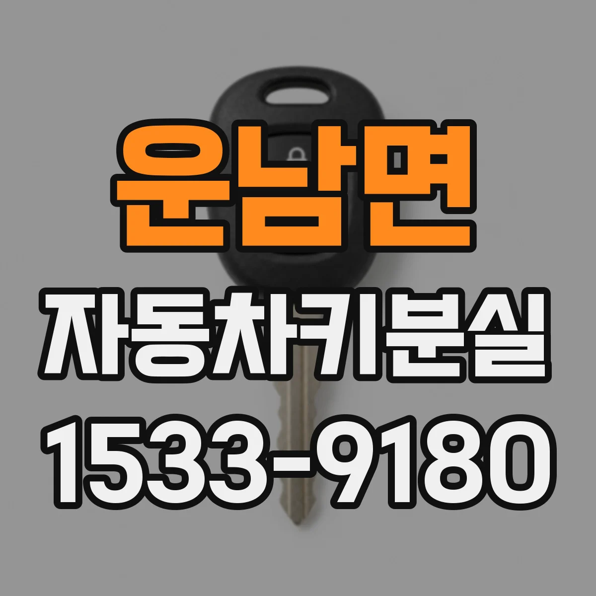 운남면 자동차키분실