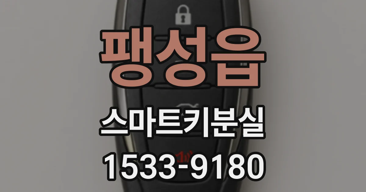 팽성읍 스마트키분실