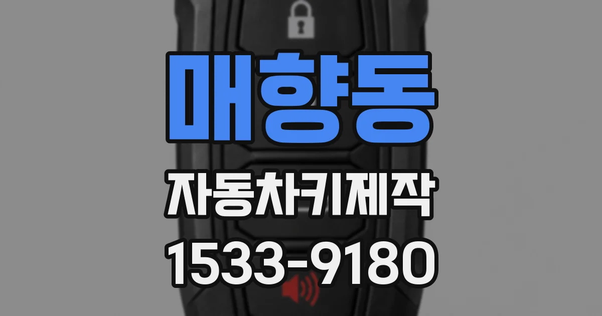 매향동 자동차키제작