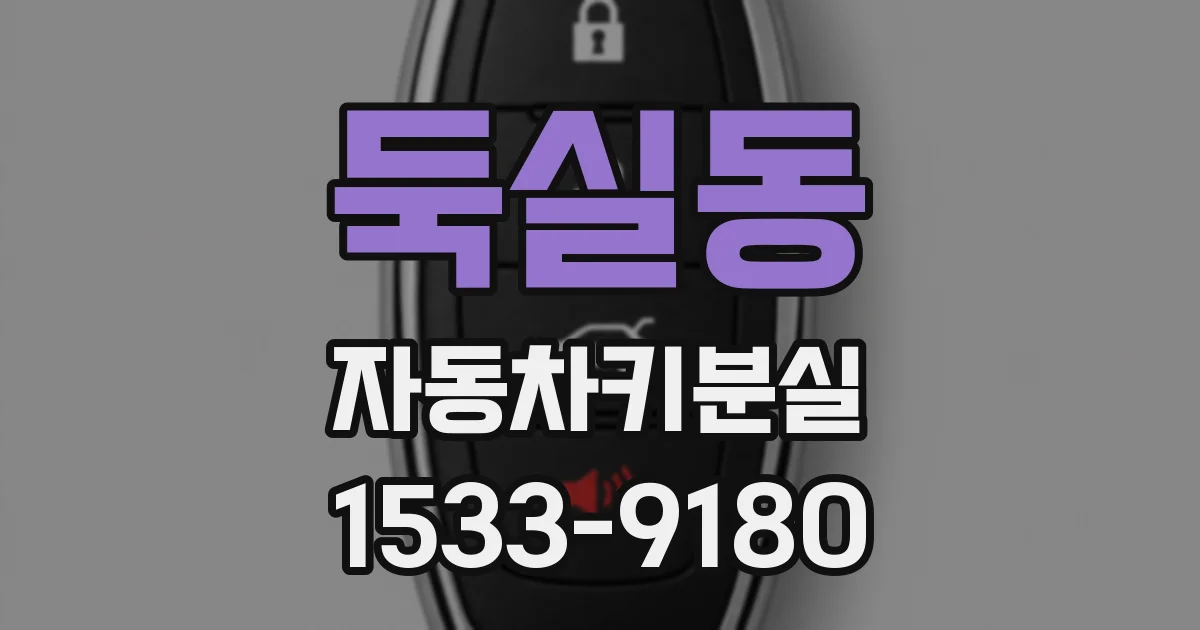 둑실동 자동차키분실