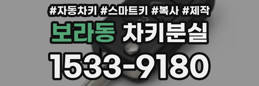 보라동 차키분실