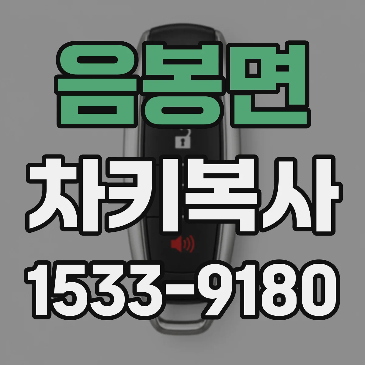 음봉면 차키복사