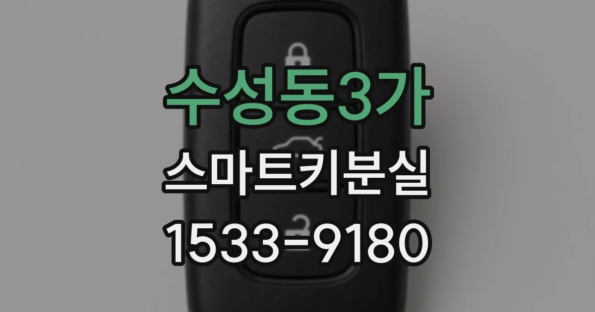 수성동3가 스마트키분실