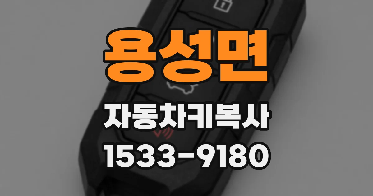 용성면 자동차키복사