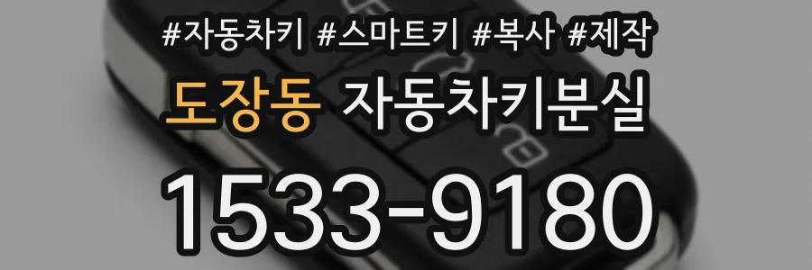 도장동 자동차키분실