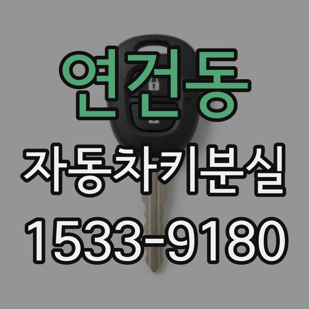 연건동 자동차키분실