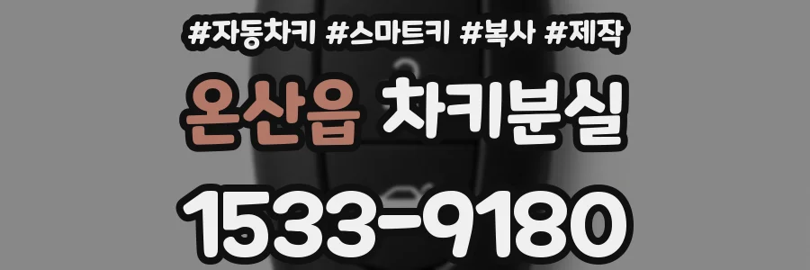 온산읍 차키분실